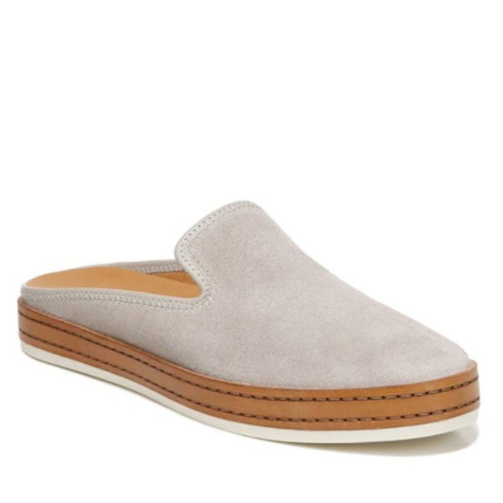Vince Canella Slip-On Women's Mule / Loafer Pearl